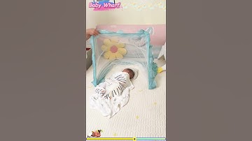 Concerned about mosquitoes while your baby sleeps? The Baby Folding Mosquito Net is the solution!