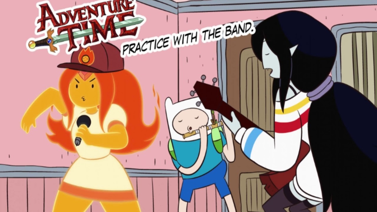 Adventure time practice with the band