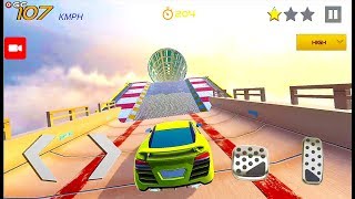 Grand Mega Ramp - Crazy Stunts Car Driving Game - Android GamePlay #3 screenshot 2