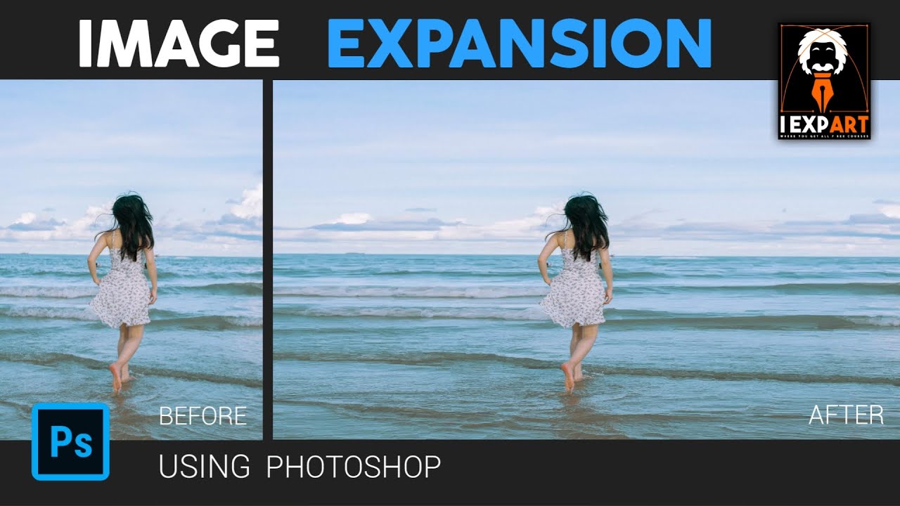 Easy way to expand the image in photoshop | stretch photo using ...