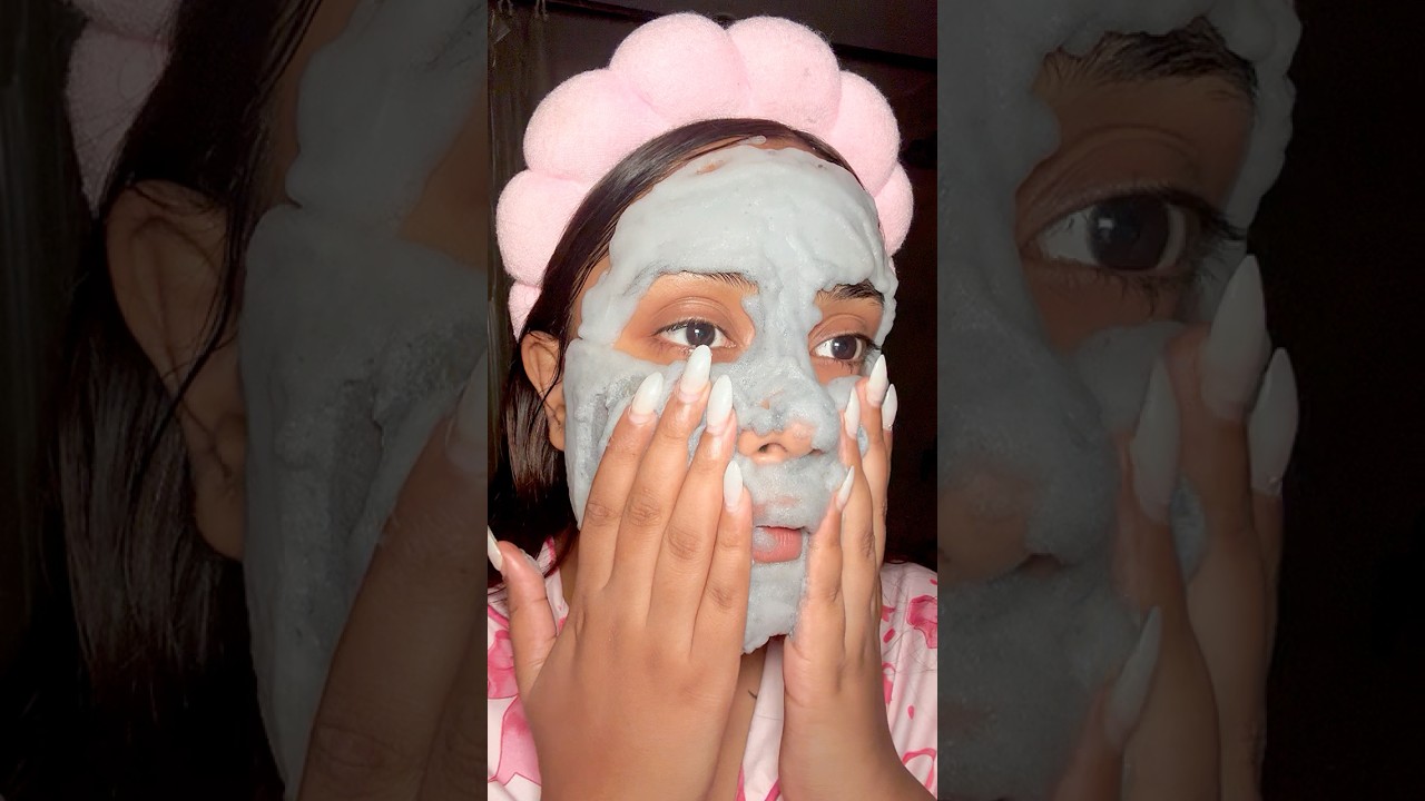 Trying Korea Most Viral Bubble Mask 😱 