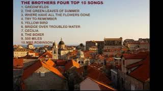 🤩THE BROTHERS FOUR TOP 10 FOLK  COUNTRY SONGS HIGH QUALITY CD📀