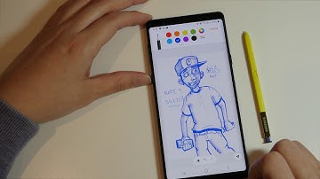 Best and Easiest Drawing App for Sketching Ideas on Samsung Note 9