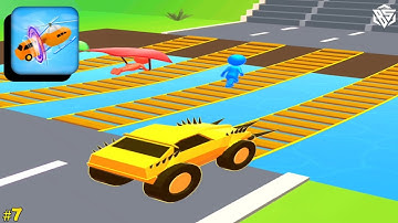 Shape-shifting 🚗🏁 All Levels Walkthrough Gameplay Android/iOS ( Levels 13 - 17 )