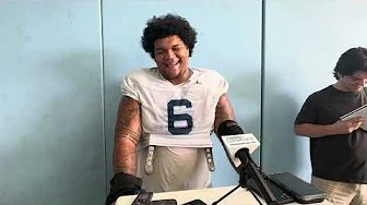 UNC Football: DL Josh Harris Post-Practice Interview thumbnail