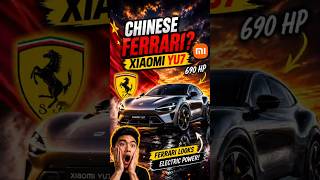 China's Ferrari 😱 Xiaomi ने बना दी Ferrari जैसी SUV🔥 Xiaomi YU7 #shorts #ferrari #chinesecars