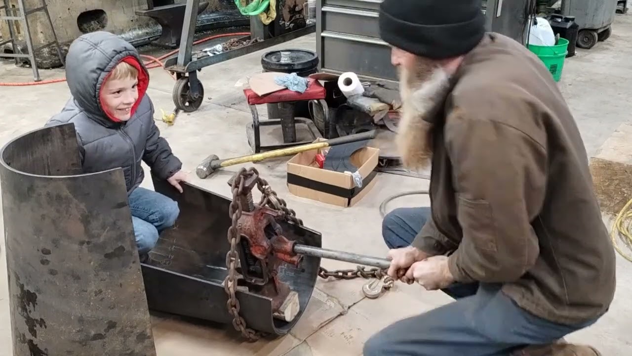 We got started on the tree spade project, another scrambled day at the shop.