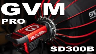 Affordable PRO Light! Best Pro Light for Creators on a Budget. All New GVM PRO SD300B Bi-Color LED