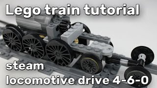 Tutorial for lego steam train 4-6-0 locomotive moc - step by step and with partlist - YouTube