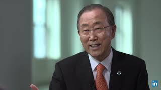 Career Advice from United Nations' Ban Ki Moon