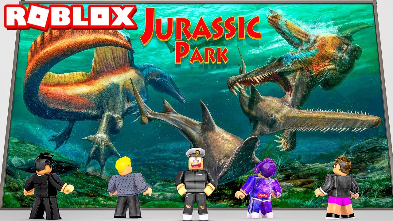 I have the BIGGEST AQUA DINOSAUR ZOO in ROBLOX 