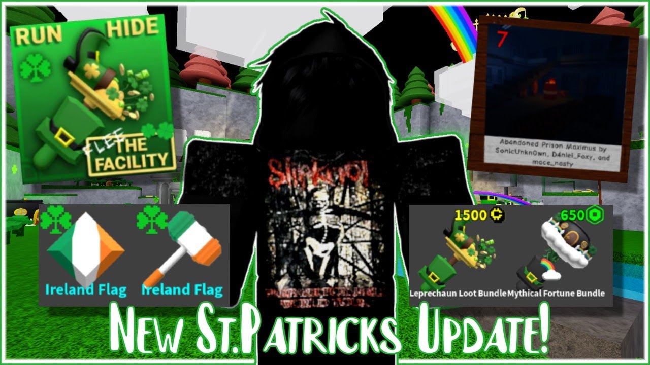 The Brand NEW St.Patricks Update in roblox Flee the facility!! - YouTube