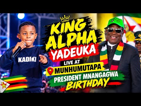 King Alpha Yadeuka performance At Munhumutapa| President Mnangagwa birthday [ subscribe]
