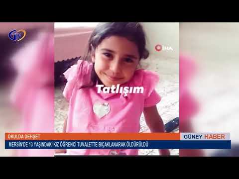 OKULDA DEHŞET : MERSİN'DE 13 YAŞINDAKİ KIZ ÖĞRENCİ TUVALETTE BIÇAKLANARAK ÖLDÜRÜLDÜ