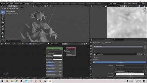optimized streaming terrain bubble in blender viewport using geometry nodes
