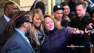Mariah Carey Outside Ritz Carlton Hotel in NYC
