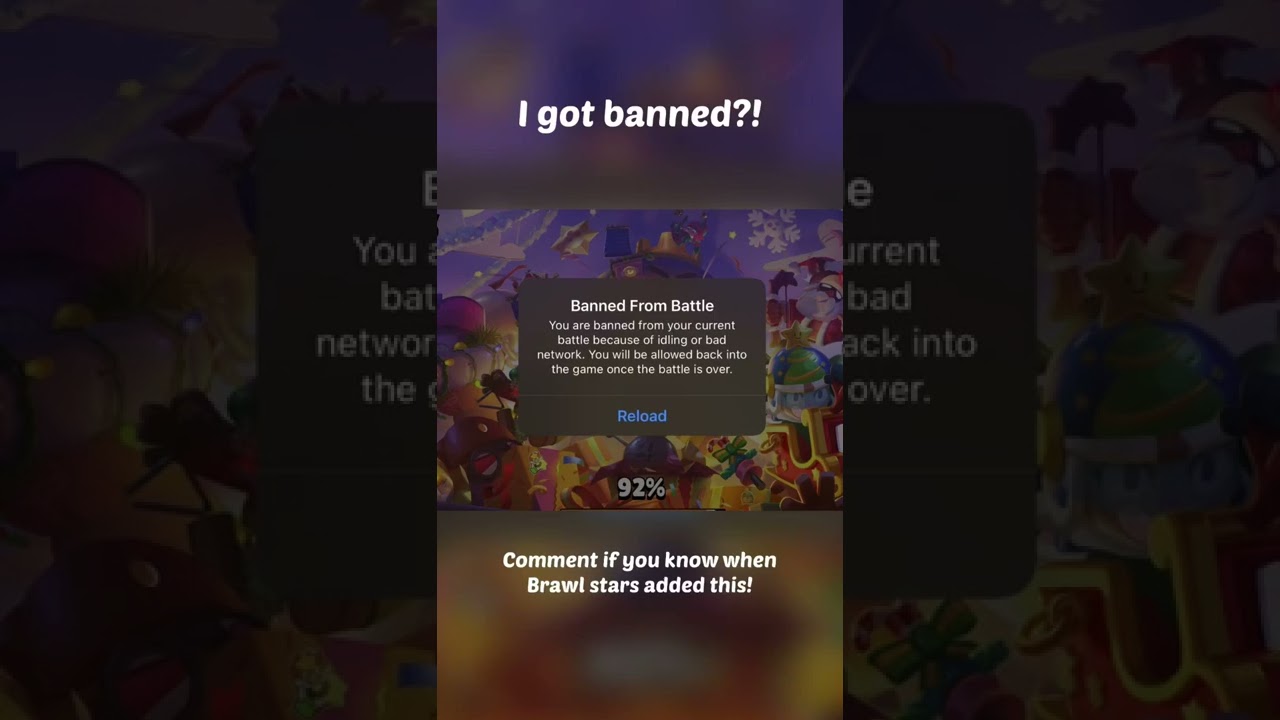 You can get banned in brawl stars?!?!