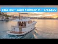 Boat tour  sasga yachts menorquin 54 hardtop  783600 vat