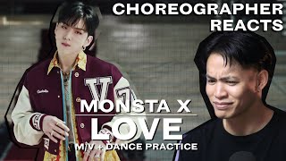Dancer Reacts to MONSTA X - LOVE M/V + Dance Practice