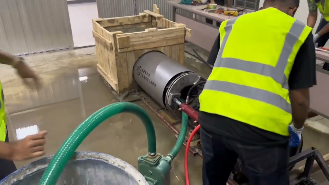 Homemade Micro Tunnel Boring Machine