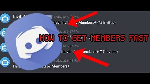 HOW TO GET MEMBERS IN YOUR DISCORD SERVER FAST! 2020