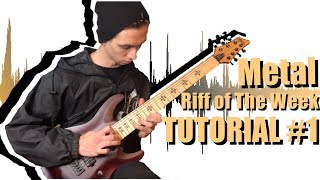 How to Play Drop G Djent Riff of The Week | ROTW Tutorial #1