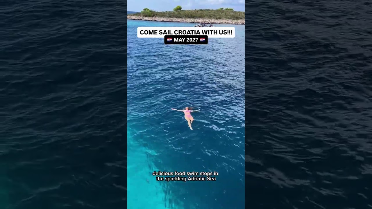 WE CHARTERED AN ENTIRE YACHT IN CROATIA! 🇭🇷⛵️ [🚨Comment “SAIL” right now for the full itinerary,