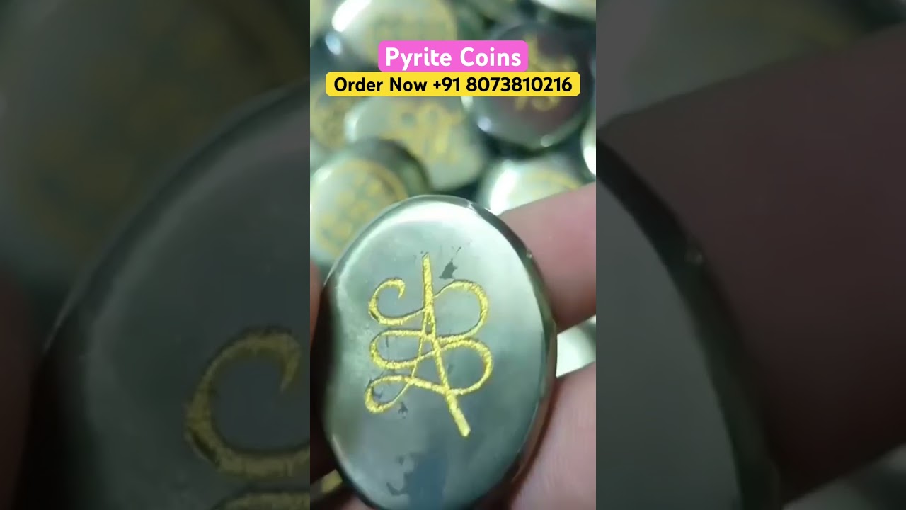Pyrite Crystal Coins
