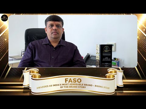 The Brand Story Recognized FASO as 𝗜𝗻𝗱𝗶𝗮'𝘀 𝗠𝗼𝘀𝘁  𝗔𝗱𝗺𝗶𝗿𝗮𝗯𝗹𝗲 𝗕𝗿𝗮𝗻𝗱 (𝗥𝗶𝘀𝗶𝗻𝗴 𝗦𝘁𝗮𝗿) 𝟮𝟬𝟮𝟯