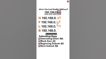 Last Usable IP Address #33 pt5. #subnetting #ipaddressing #ccna