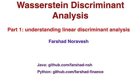 Part1: Linear Discriminant Analysis