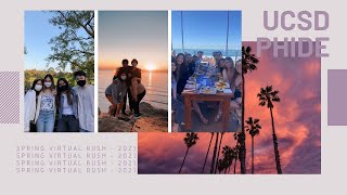 UCSD PHIDE's Spring Rush 2021