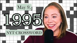 ALL HAIL THE QUEEN (Bernadette Peters) 👑 | Time Travel Tuesday | May 9, 1995 NYT Crossword