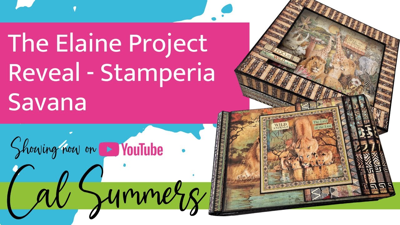 Обзор проекта Elaine Box and Box Project - Stamperia Savana