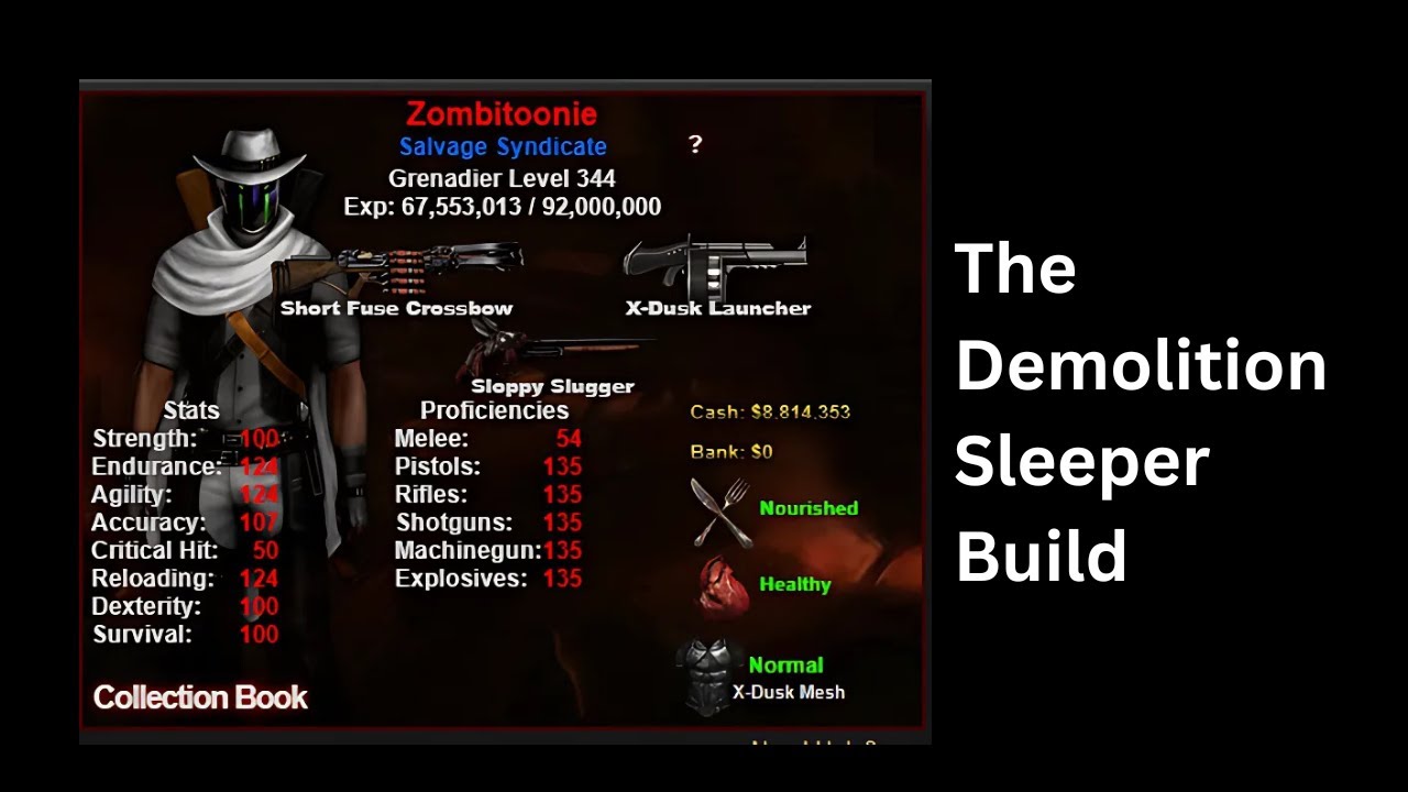 Dead Frontier Underrated Custom Builds (The Demolition Sleeper)