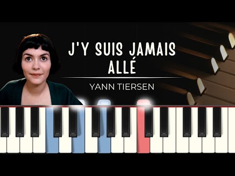 Yann Tiersen - J'Y Suis Jamais Allé (MIDI + synthesia tutorial + piano sheets)