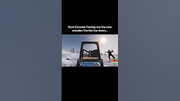 Rust Console Testing out the new wooden frontier bar doors…#shorts #rust #rustconsole