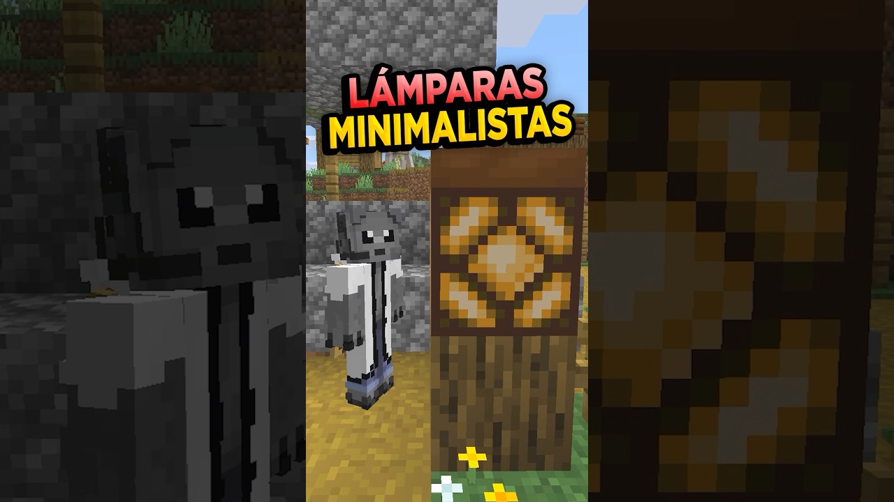 Lámparas con COJINES en #minecraft