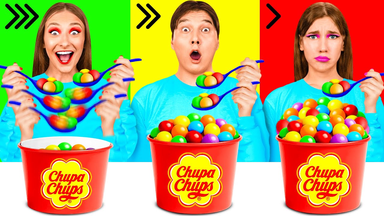 Schnelles, Mittleres oder Langsame Essen Challenge | Lustige Situationen