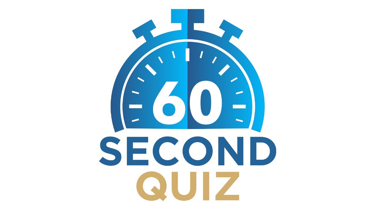 General Knowledge Quiz - 60 Second Quiz - 119 - YouTube