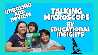 UNBOXING OUR TALKING MICROSCOPE BY EDUCATIONAL INSIGHTS || GEOSAFARI JR TALKING MICROSCOPE