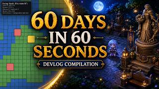 60 days in 60 seconds - cozy adventure rpg development