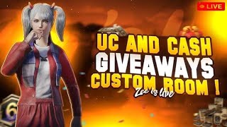 pubg mobile live uc custom rooms uc giveaway rooms  #zeeisLive #pubgmobile#gaminG #roadto30k