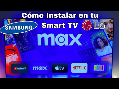 Como Instalar la aplicación Max en Smart TV en Samsung LG | Max como Instalar en Smart TV