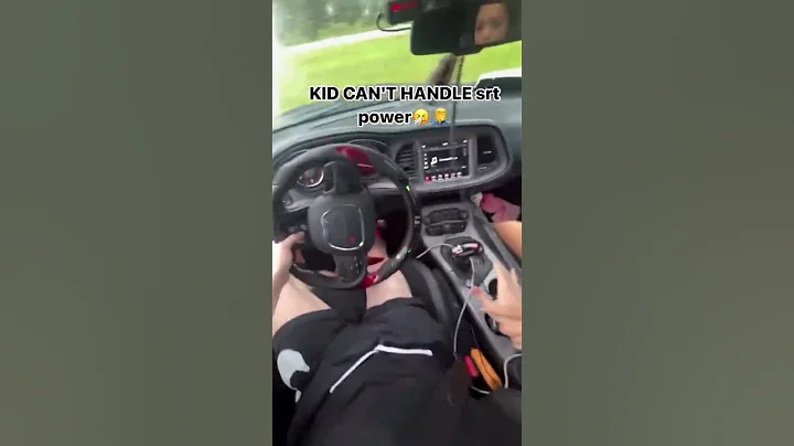 If you can buy it doesn’t mean you know how to drive it! #hellcat #carcommunity #srt #dodgecharger