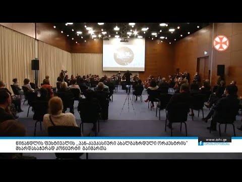 წინანდლის ფესტივალის ,,პან-კავკასიური ახალგაზრდული ორკესტრის\" მხარდასაჭერად კონცერტი გაიმართა.