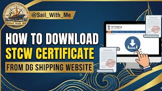 How To Download Stcw Certificate From Dg Shipping Website  Stcw Certificate  New Dg Website