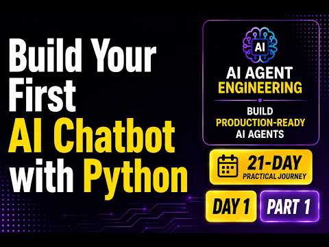 Day 1 – Part 1: Build Your First AI Chatbot with Python