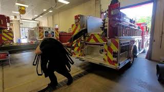 WFD Engine 1 300' preconnect deployment