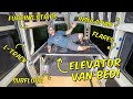 DIY CAMPER VAN CONVERSION 2 : Subfloor, Insulation &amp; ELEVATOR Bed!